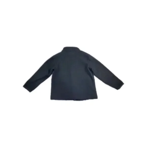 Vtg Polo Ralph Lauren Sweatshirt Kids Sz 4/4T Black Toddler Zip Jacket Red Pony - Picture 5 of 6